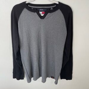 Tommy Hilfiger Jeans Gray Long Sleeve Men’s Shirt Sweater Size M